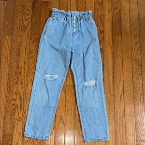 Forever 21 Blue Relaxed Fit Jeans